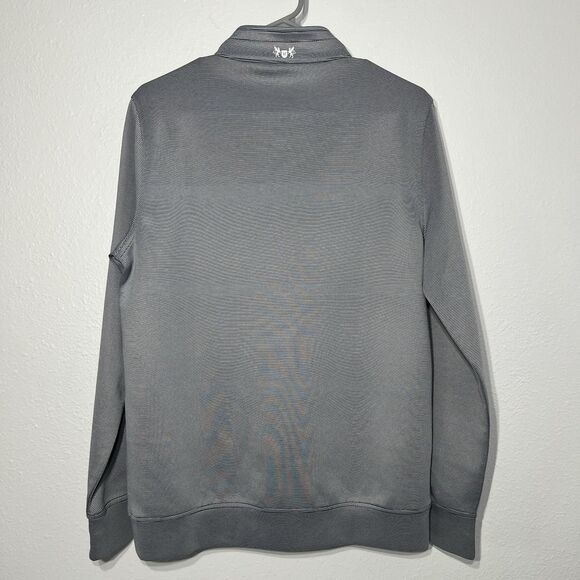 Hickey Freeman 1/4 Zip Golf Pullover Long Sleeve Activewear Small Stripe - Picture 5 of 11